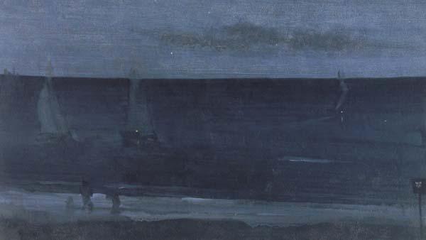 James Mcneill Whistler Noc-turne:Blue and Silver-Bognor (mk43) Sweden oil painting art
